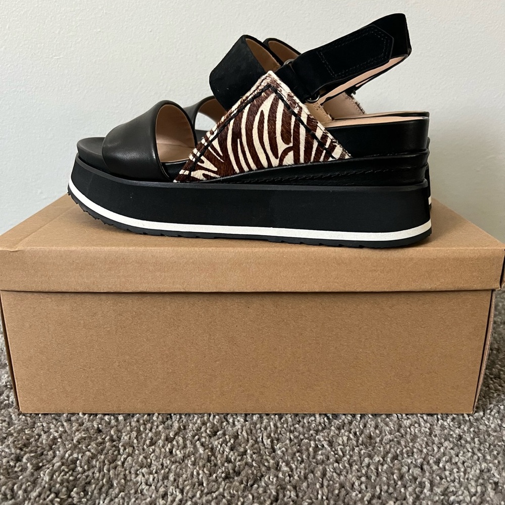 ⚫️NAKED FEET - DIMENSION in BLACK Platform Sandals